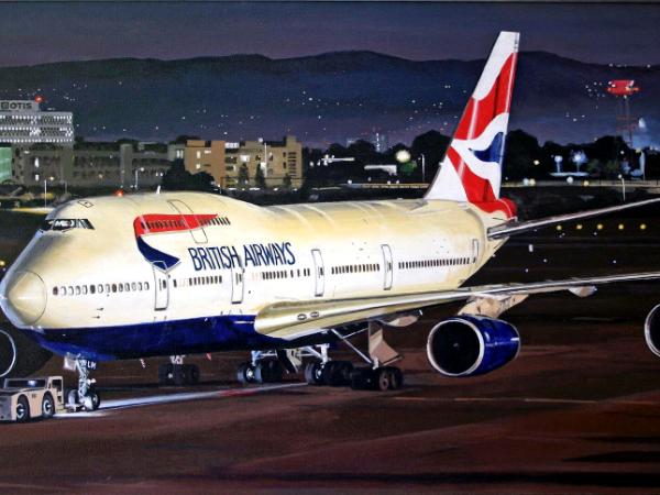 British Airways Boeing 747-400 at LAX