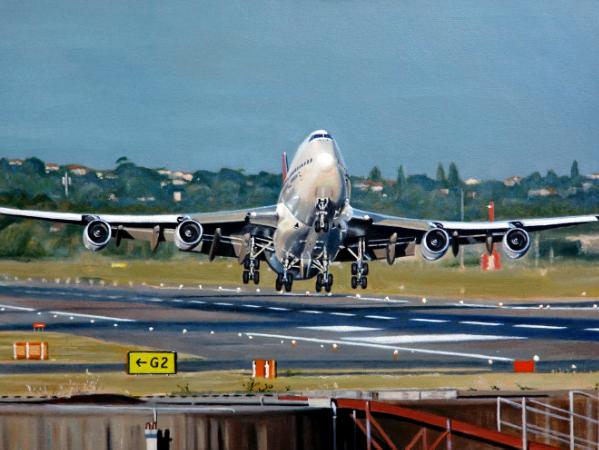 Qantas Boeing 747-400 Sydney Departure