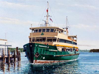 The Manly ferry "Freshwater"