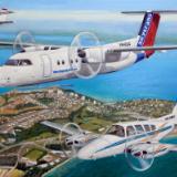 Aircraft trio over Darwin