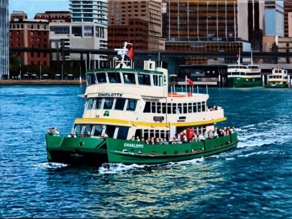 "Charlotte" departs from Circular Quay