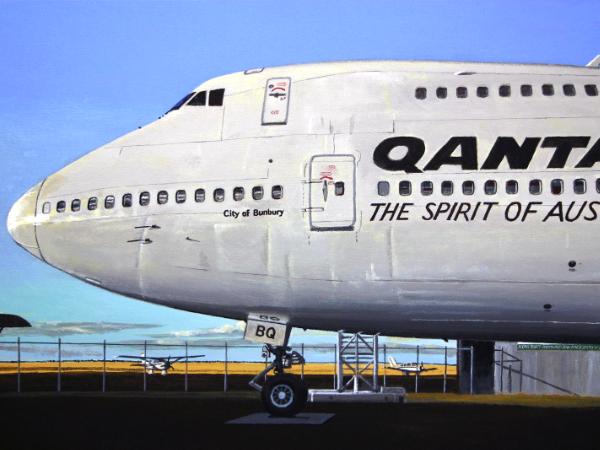 VH-EBQ at Longreach