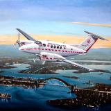 Kingair over Sydney
