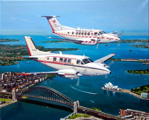 Air Ambulance Kingair and Queenair Aircraft